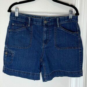 Cargo jean shorts - Gloria Vanderbilt women's size 8